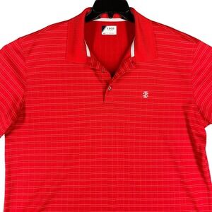 IZOD Golf Performance Polo Shirt Mens XXL Red Moisture Wicking Microfiber